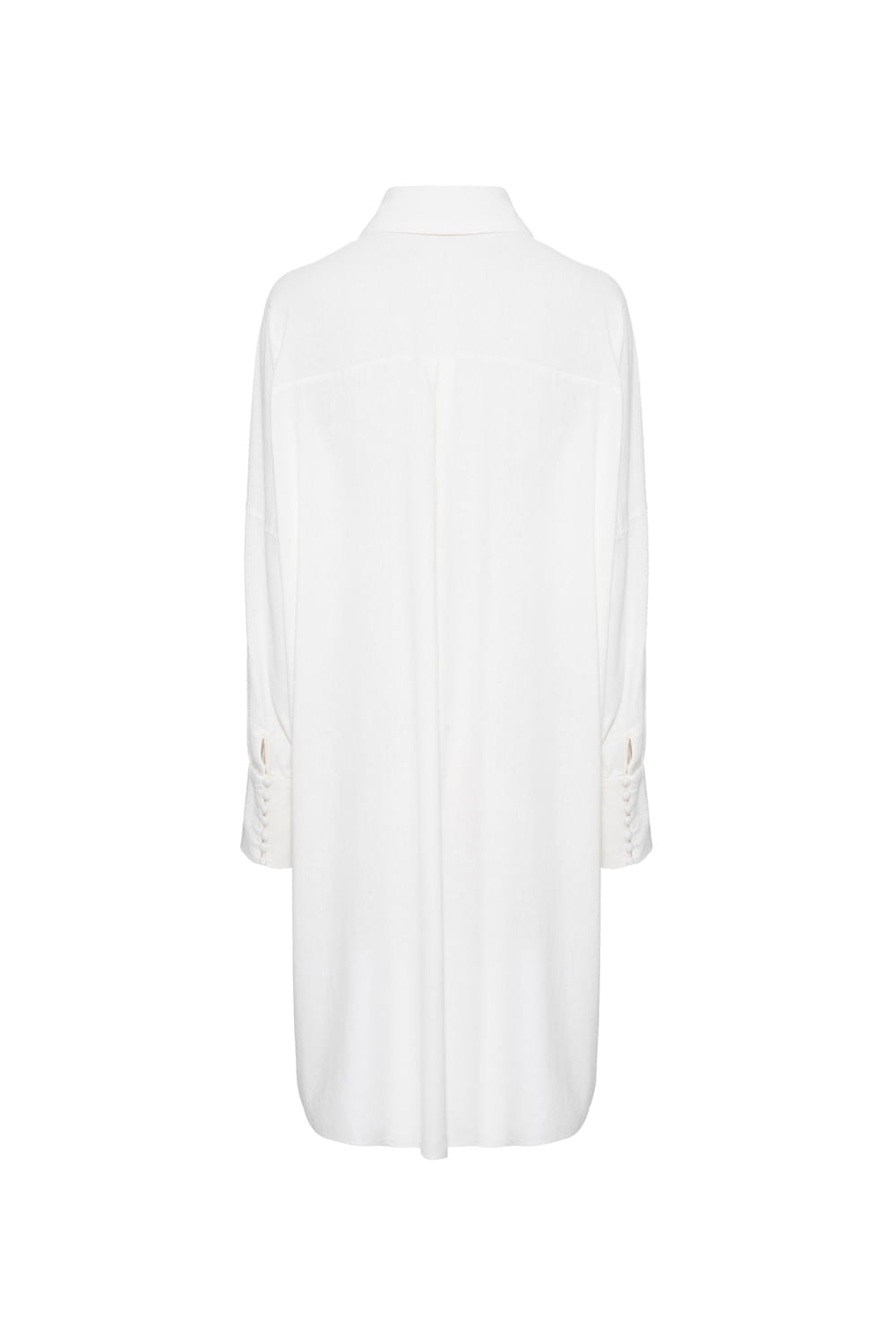 CAMISA BORDADA LINHO FRENCH OFF WHITE