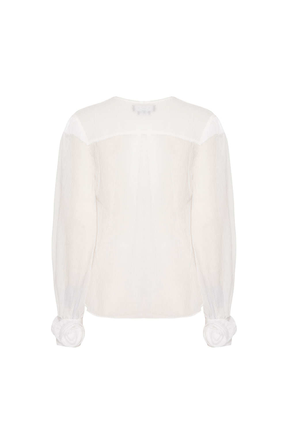 CAMISA TRANSPARÊNCIA FAIR LADY OFF WHITE