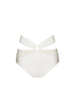 HOT PANTS FAIXAS LYCRA JACKIE OFF WHITE