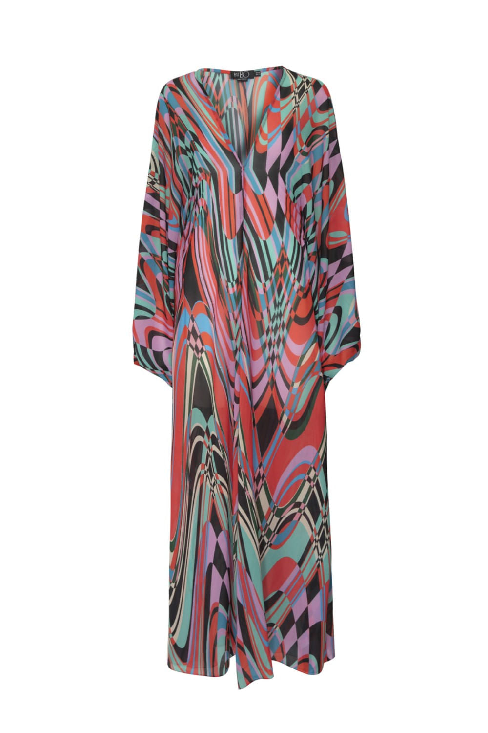 KIMONO LONGO PSICODELIA VERMELHO