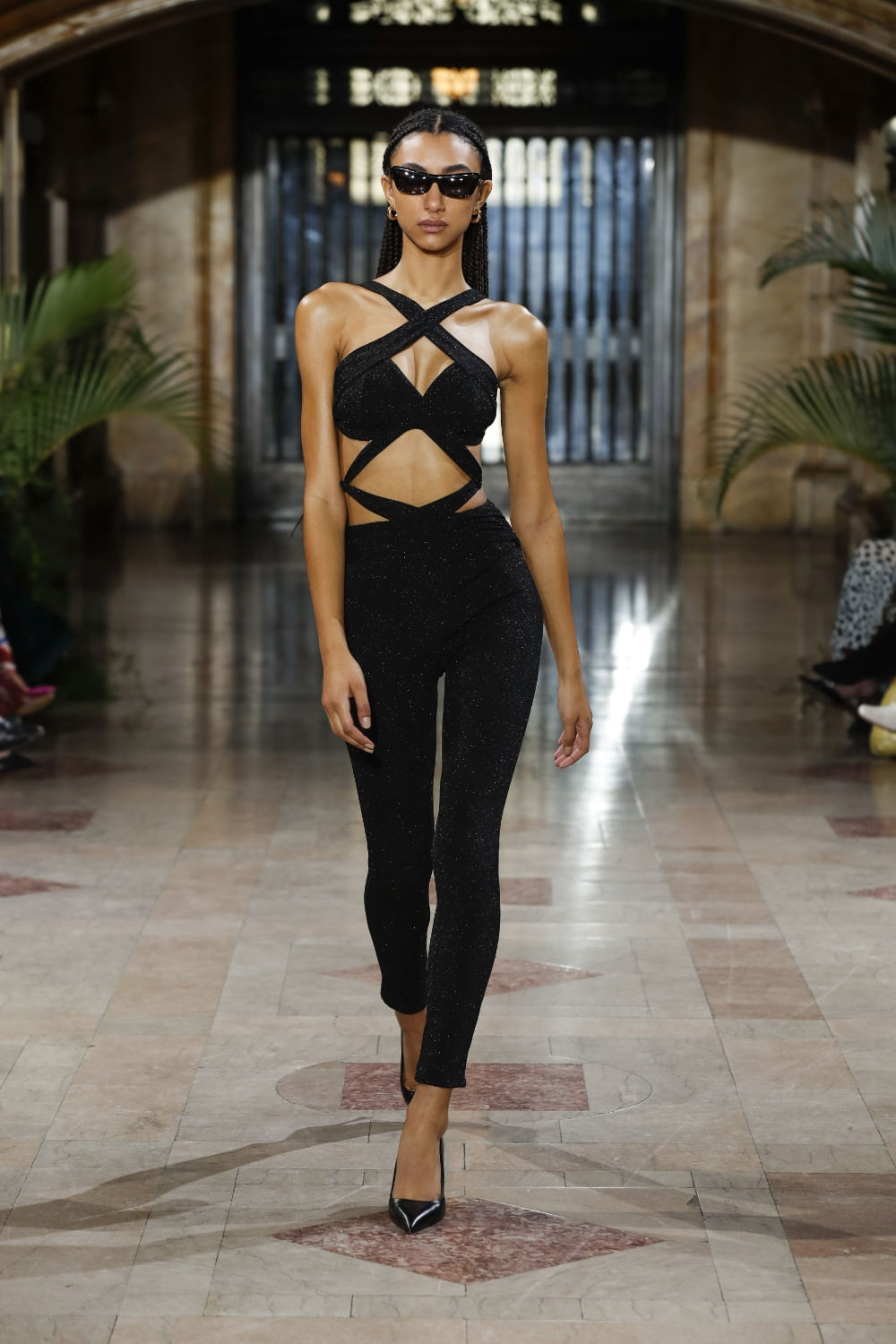 MACACÃO CRUZADO LUREX CAMDEN PRETO