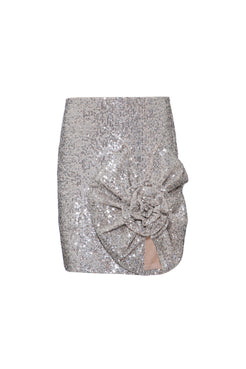 SAIA CURTA FLOR FAIR LADY PRATA