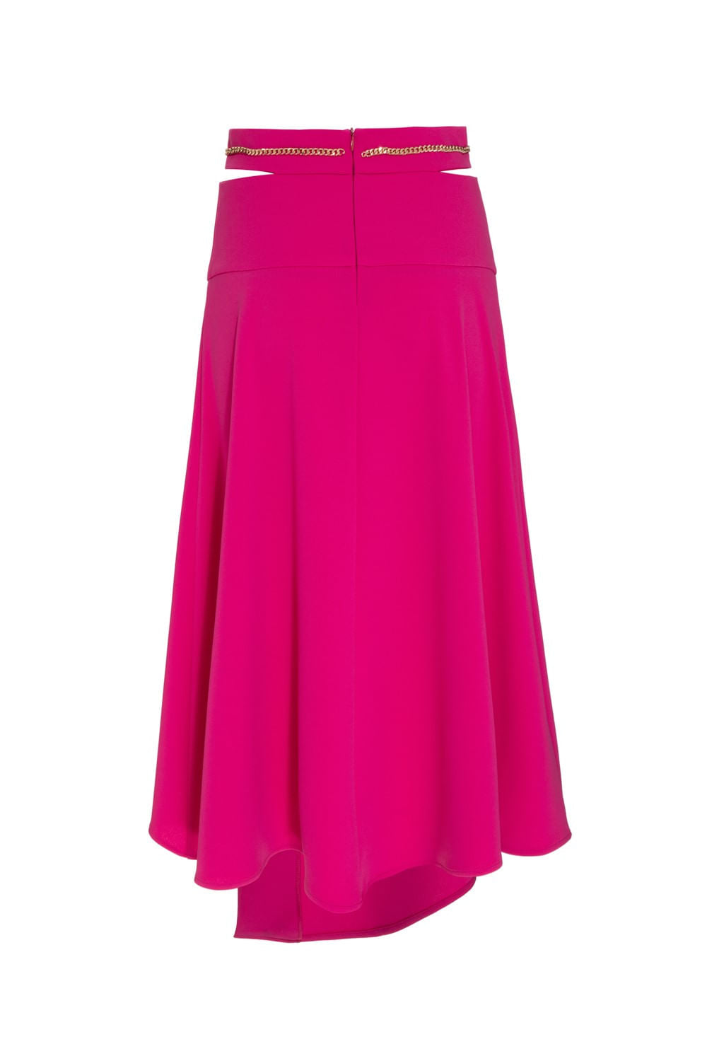 SAIA MÍDI CORRENTE CREPE CHAIN PINK