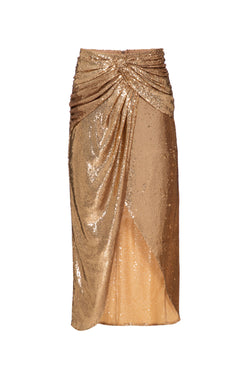 SAIA MÍDI TRANSPASSADA FAIR LADY DOURADO