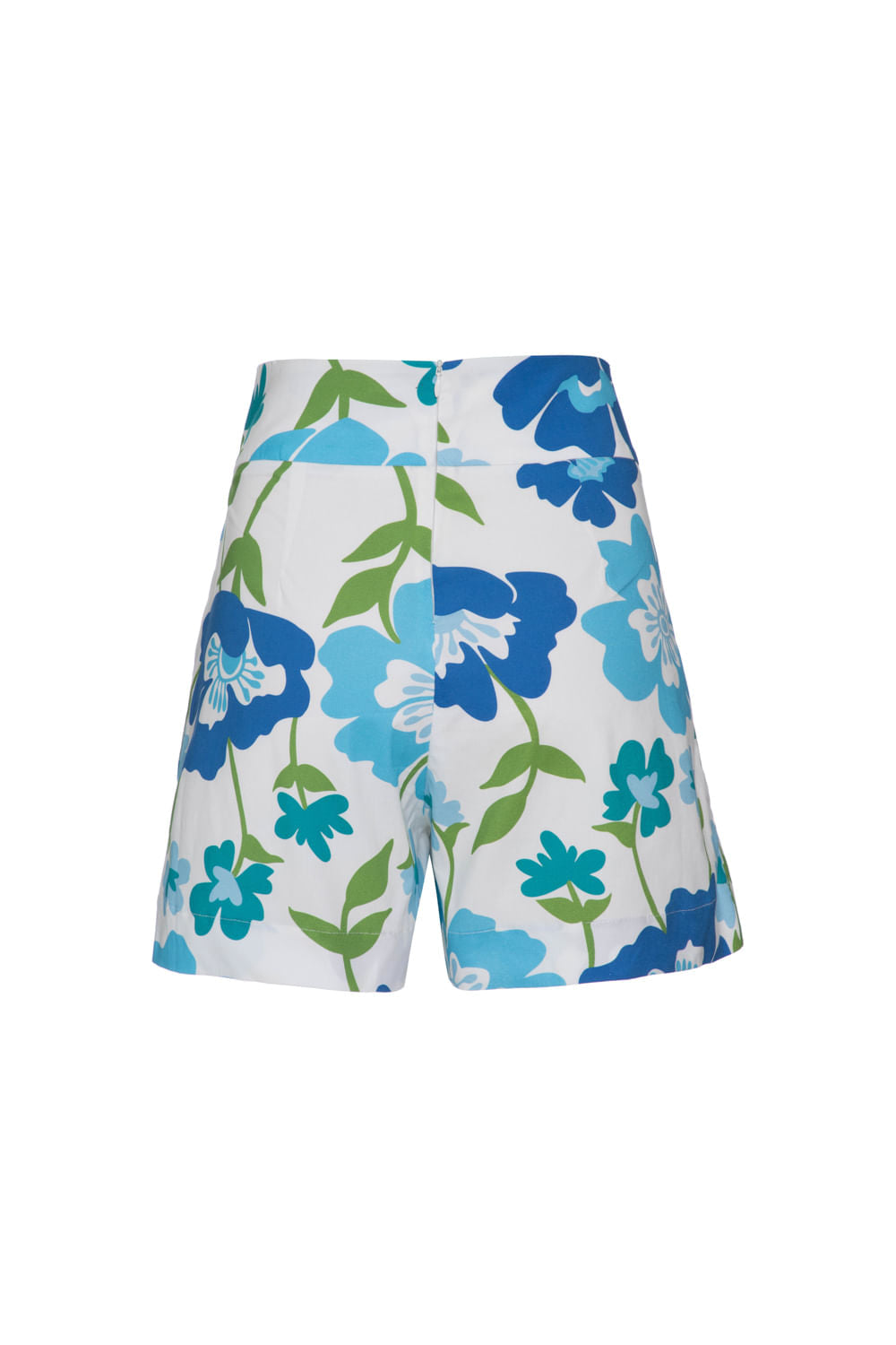 SHORT RETRÔ FLOWER OFF WHITE