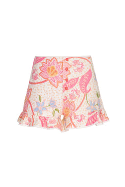 SHORT MATELASSÊ JANIS BEGE
