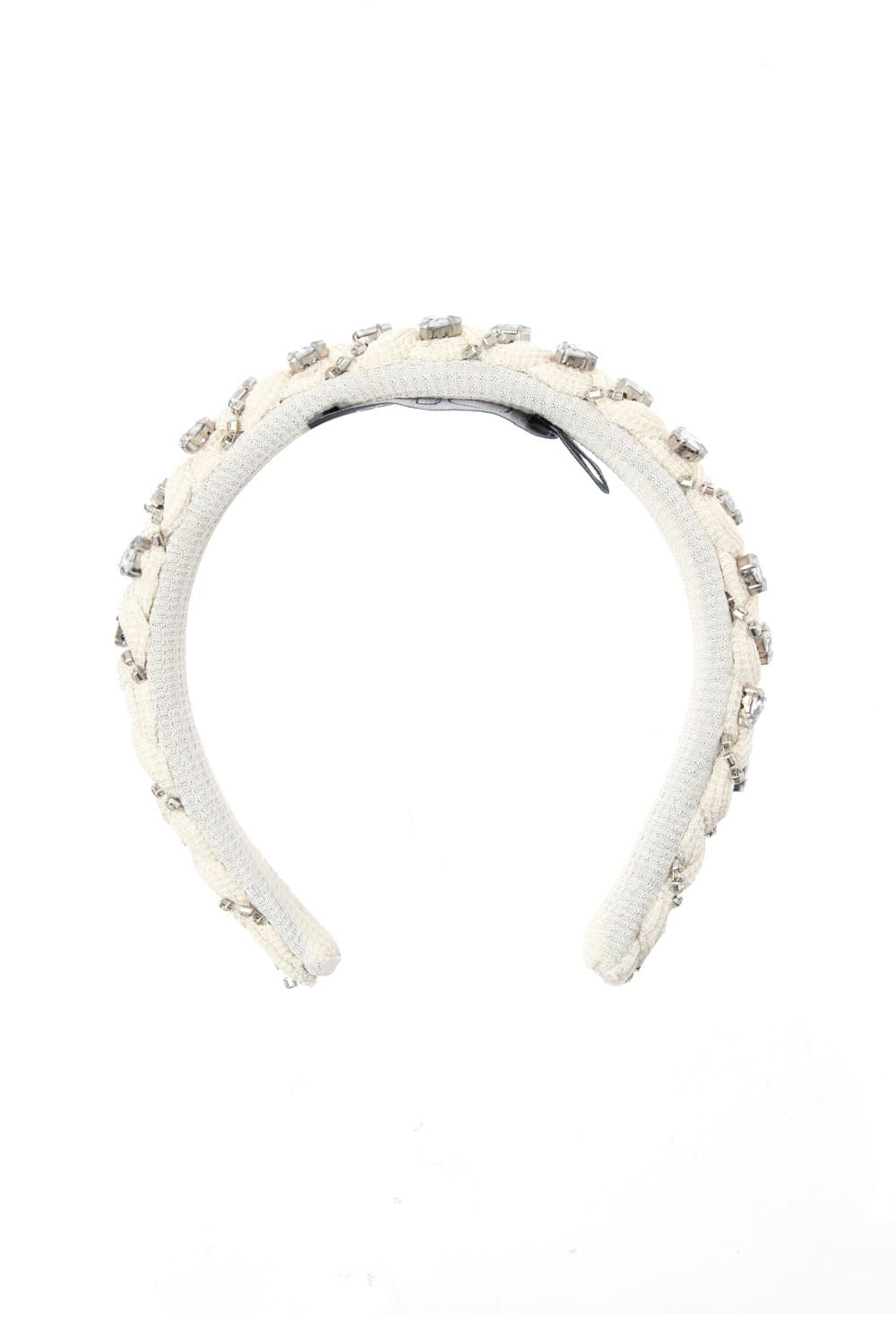 TIARA BORDADA MALHA BASEL OFF WHITE
