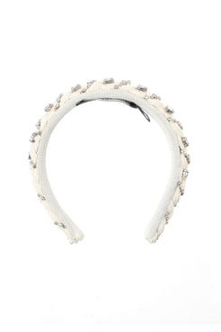 TIARA BORDADA MALHA BASEL OFF WHITE