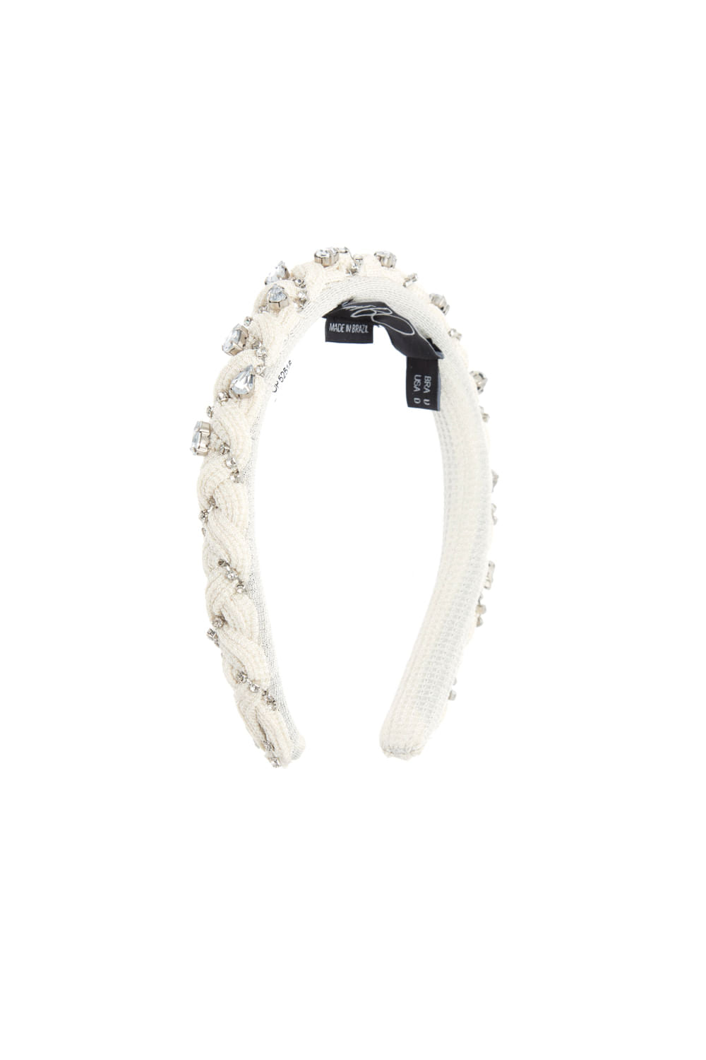 TIARA BORDADA MALHA BASEL OFF WHITE