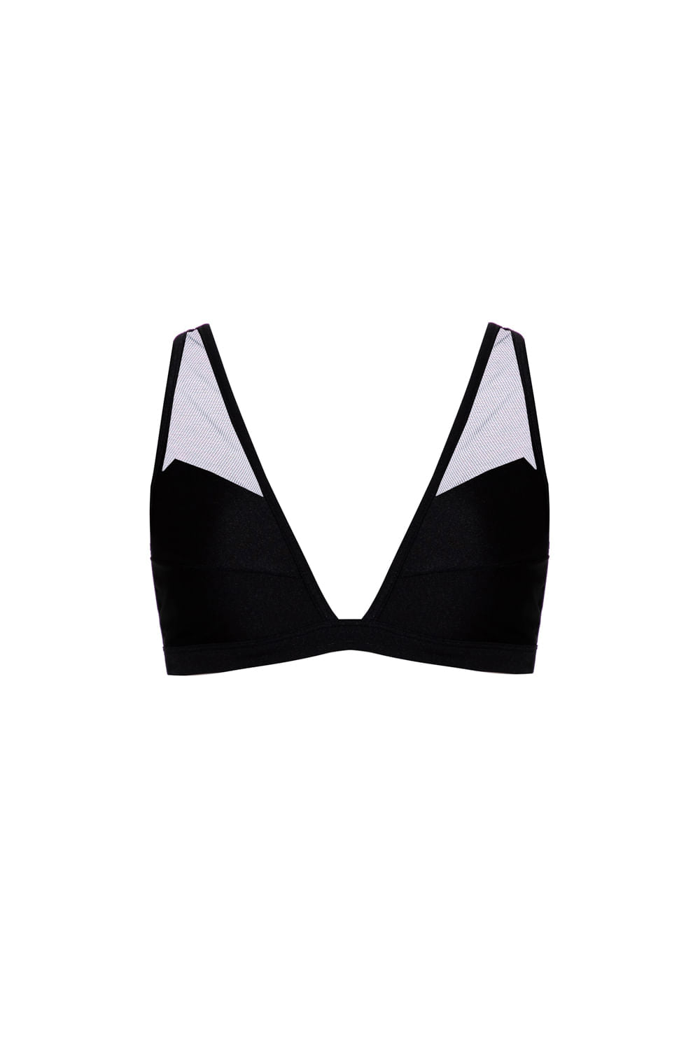 TOP BIQUÍNI TULE LYCRA JACKIE PRETO