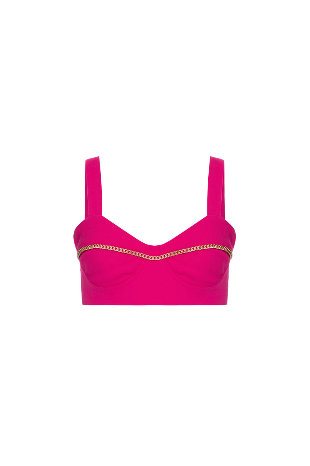 TOP CORRENTE CREPE CHAIN PINK