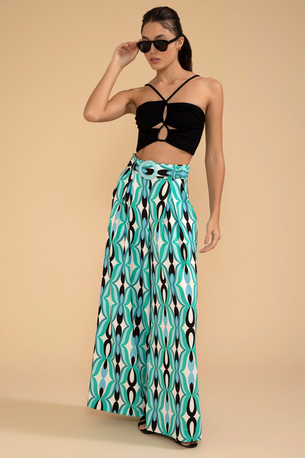 TOP FRANZIDO MALHA BASEL PRETO