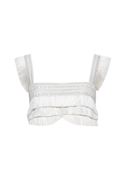 TOP CROPPED FRANJAS NANCY OFF WHITE