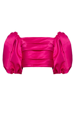 TOP CROPPED PREGAS PARTY TATE PINK