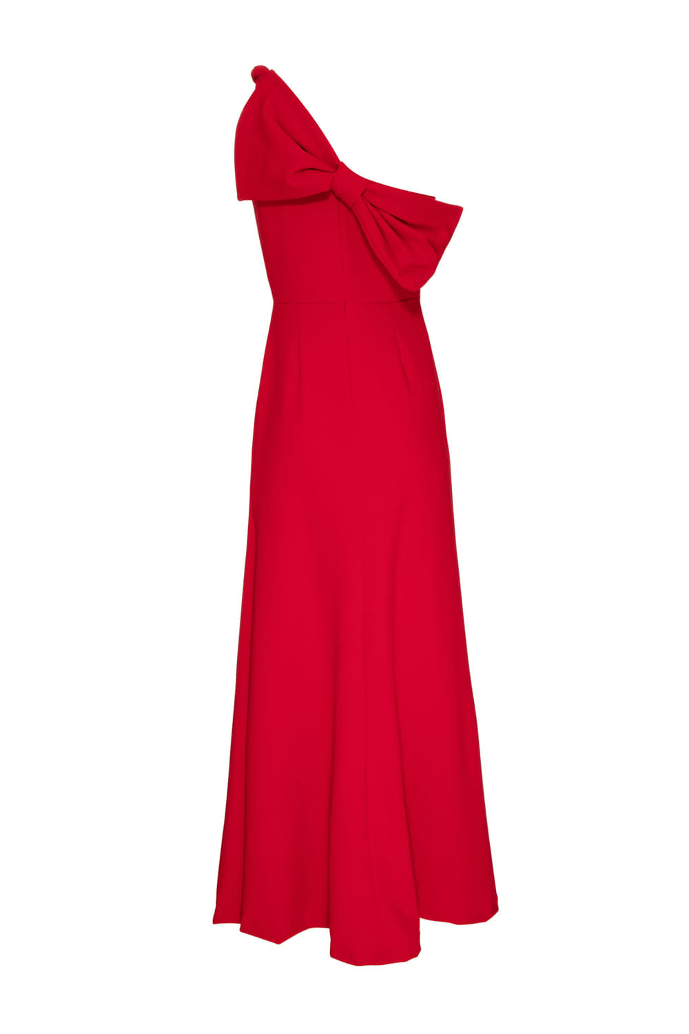 VESTIDO LONGO LAÇO CREPE DAISY VERMELHO