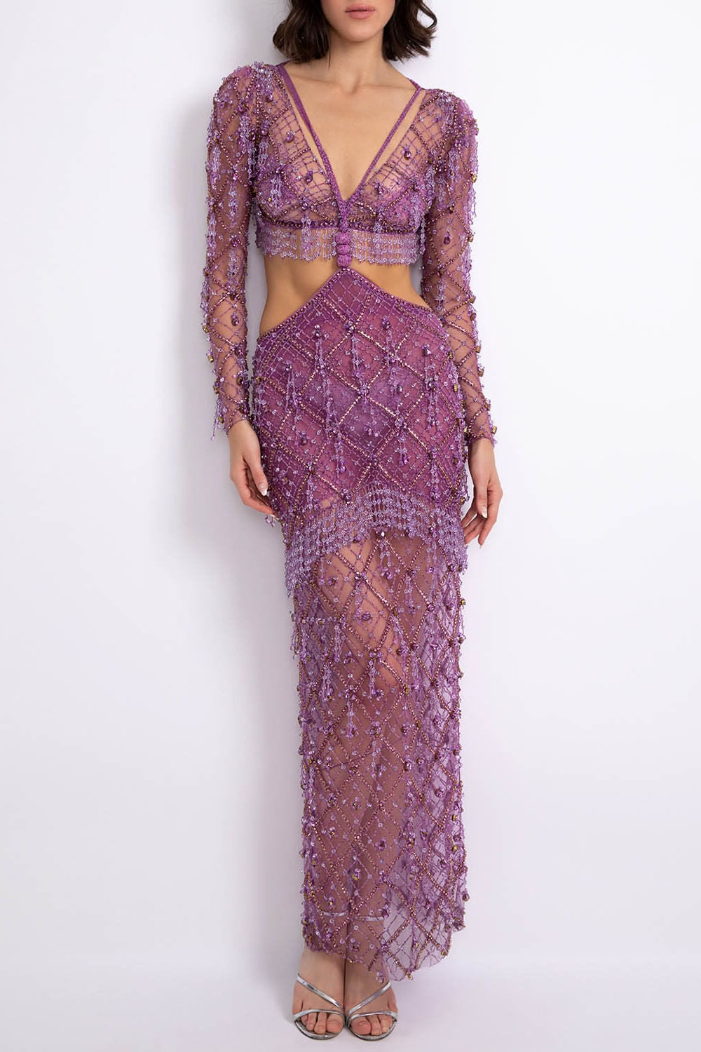 VESTIDO PATBO V23 ROXO