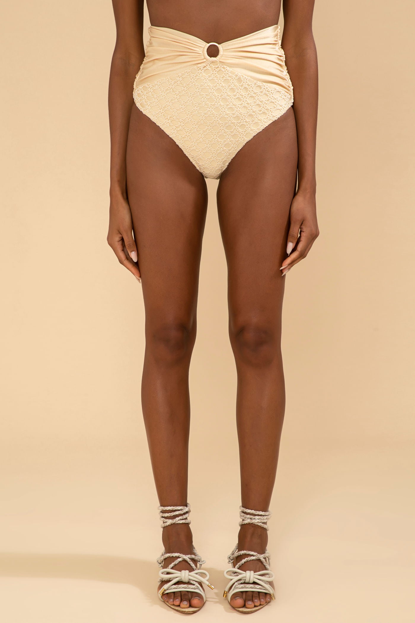 HOT PANTS ARGOLA LYCRA FEMME OFF WHITE
