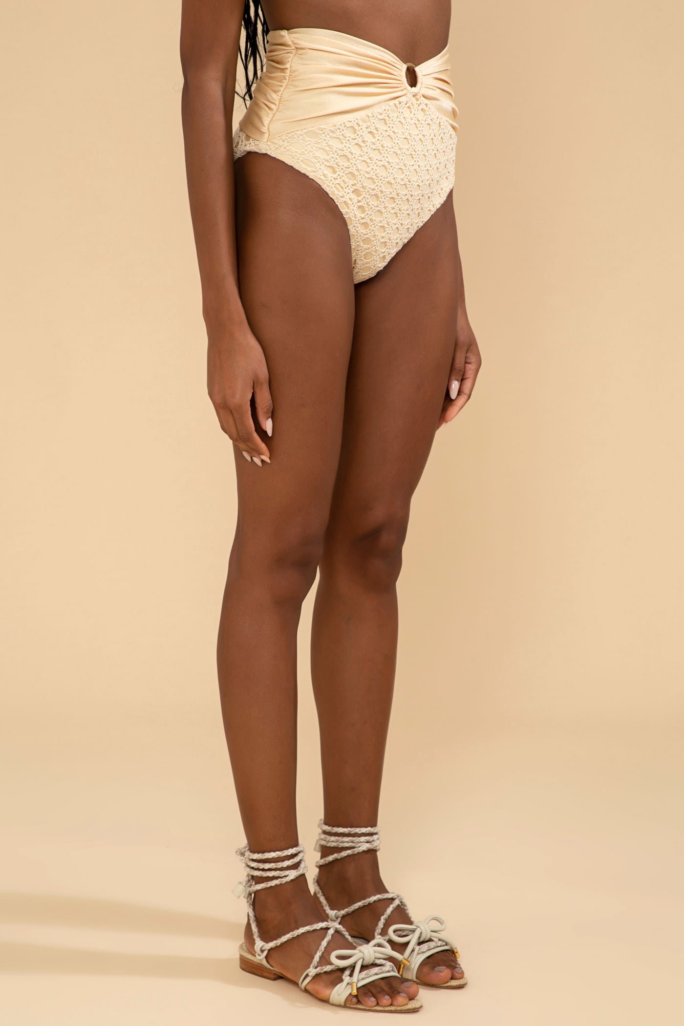 HOT PANTS ARGOLA LYCRA FEMME OFF WHITE