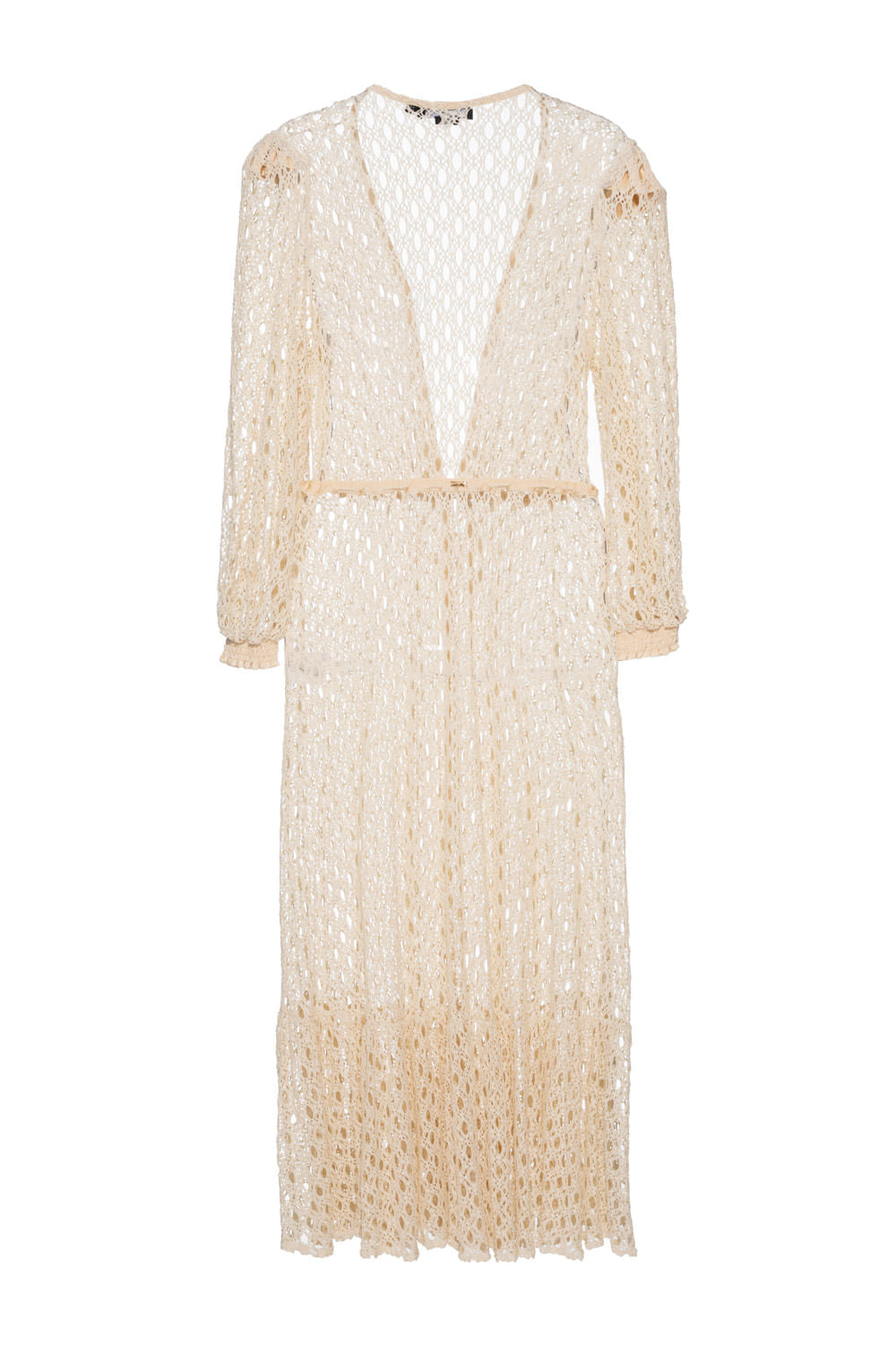 SAÍDA DE PRAIA LONGA LYCRA FEMME OFF WHITE