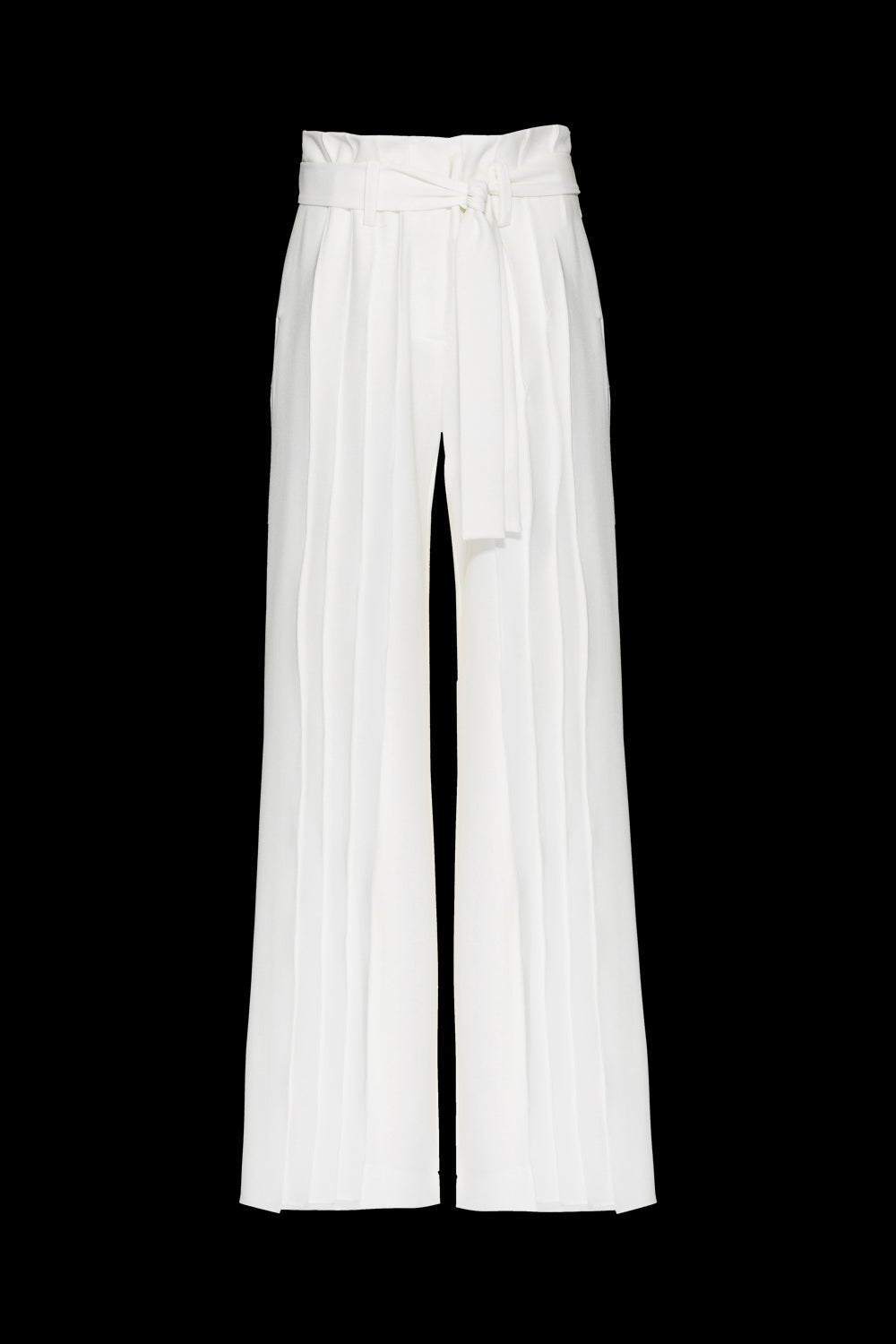 CALÇA AMPLA PREGAS LOYAL CREPE OFF WHITE