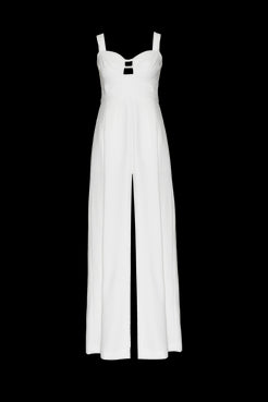 MACACÃO RECORTES LOYAL CREPE OFF WHITE