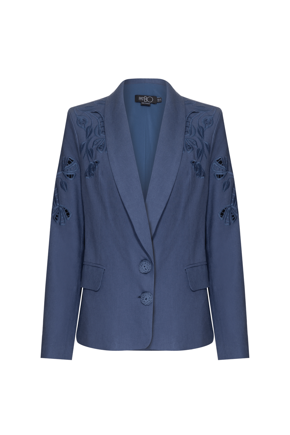 BLAZER RECORTES LINHO RICHELIEU URBAN MARINHO