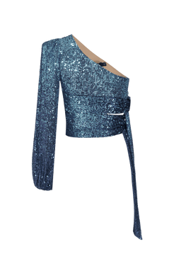 BLUSA PATBO REVEILLON V24 AZUL