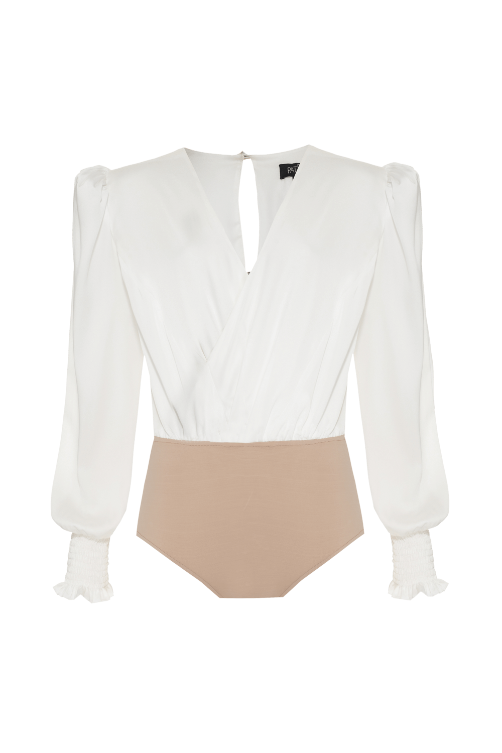 BODY TRANSPASSADO CETIM SERENITY OFF WHITE