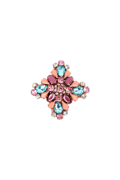 BROCHE BORDADO DEGRADÊ KOBAI MULTICOR