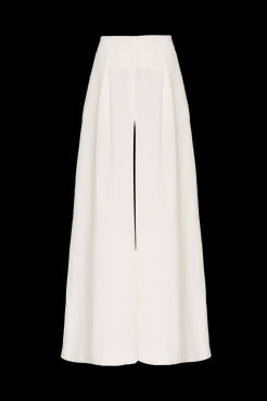CALÇA AMPLA LINHO JOY OFF WHITE