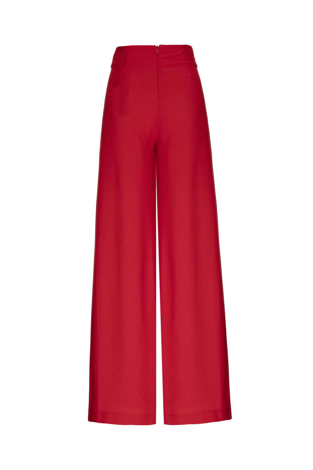 CALÇA AMPLA CREPE DESIRE VERMELHO