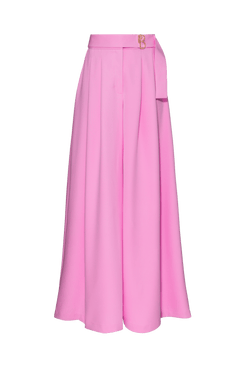 CALÇA AMPLA CREPE DUAL DREAM ROSA
