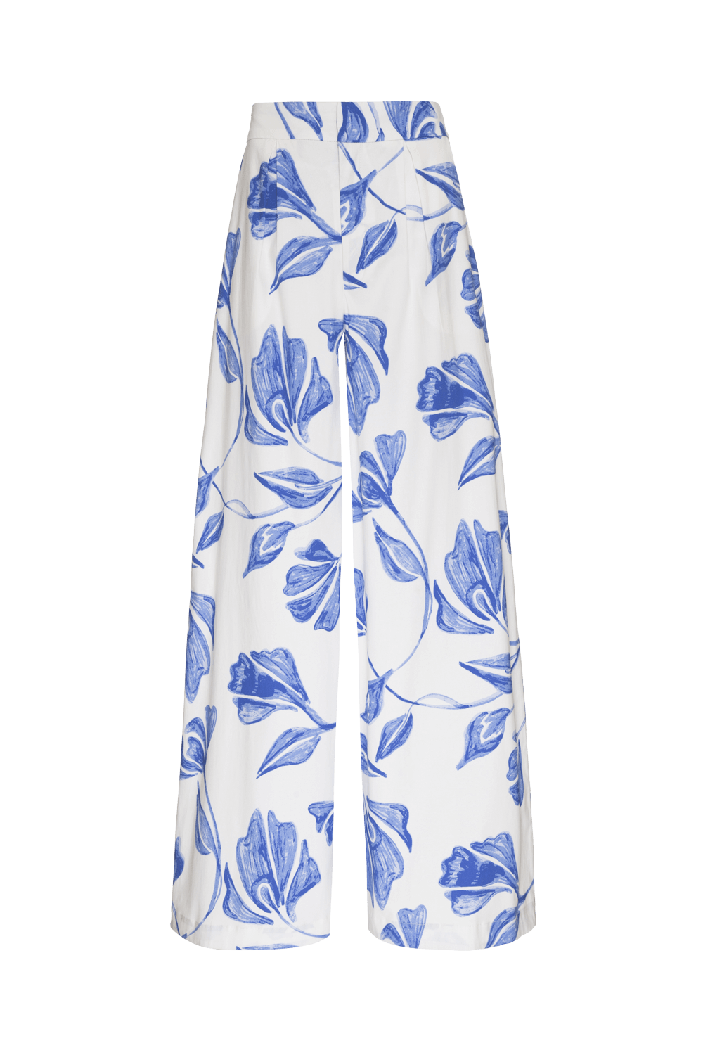 CALÇA AMPLA SUZY FLOWER OFF WHITE