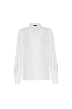 CAMISA RECORTE CETIM MIRACLE MOOD OFF WHITE