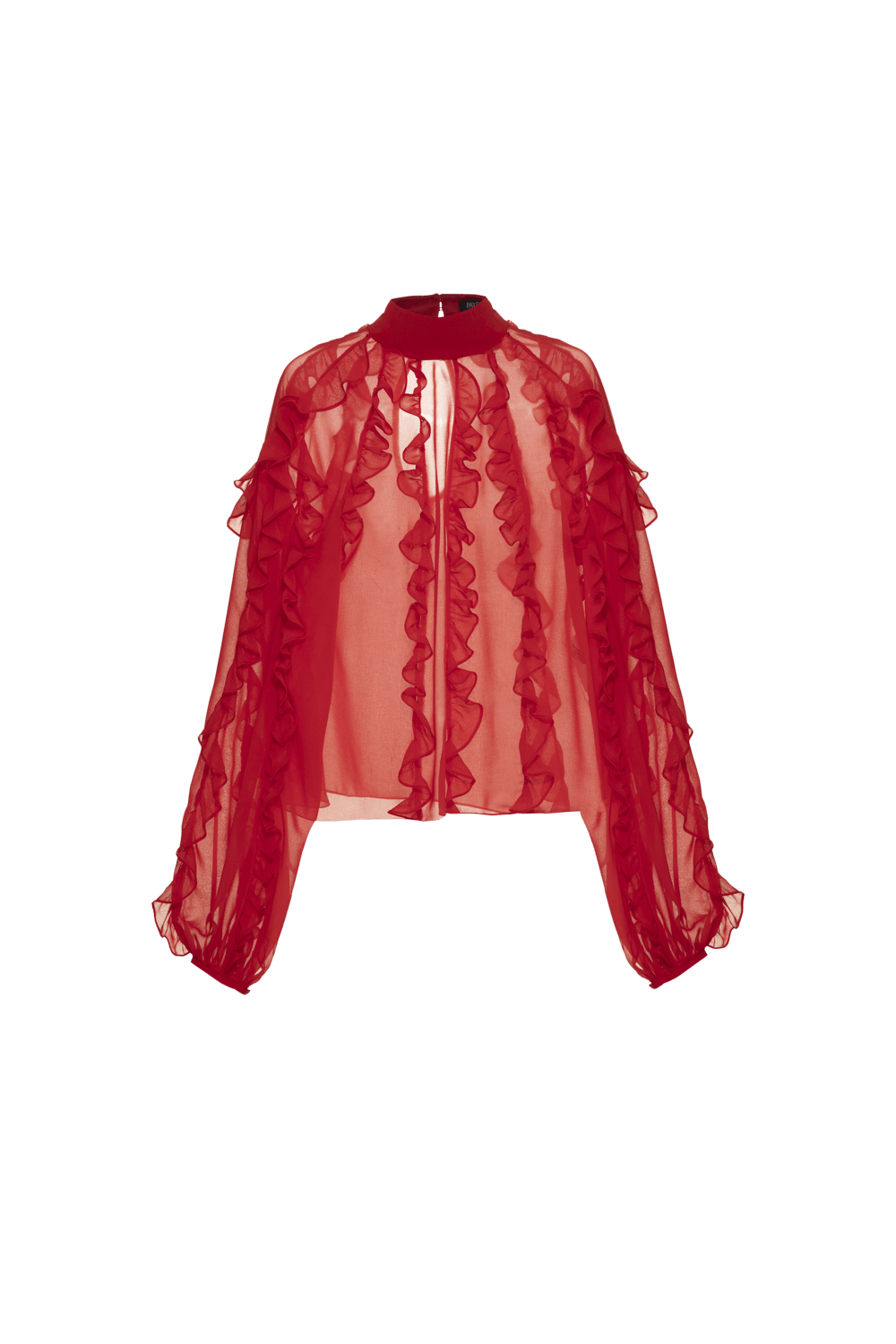 CAMISA BABADOS SILKY MODERN LIGHT VERMELHO INTENSO