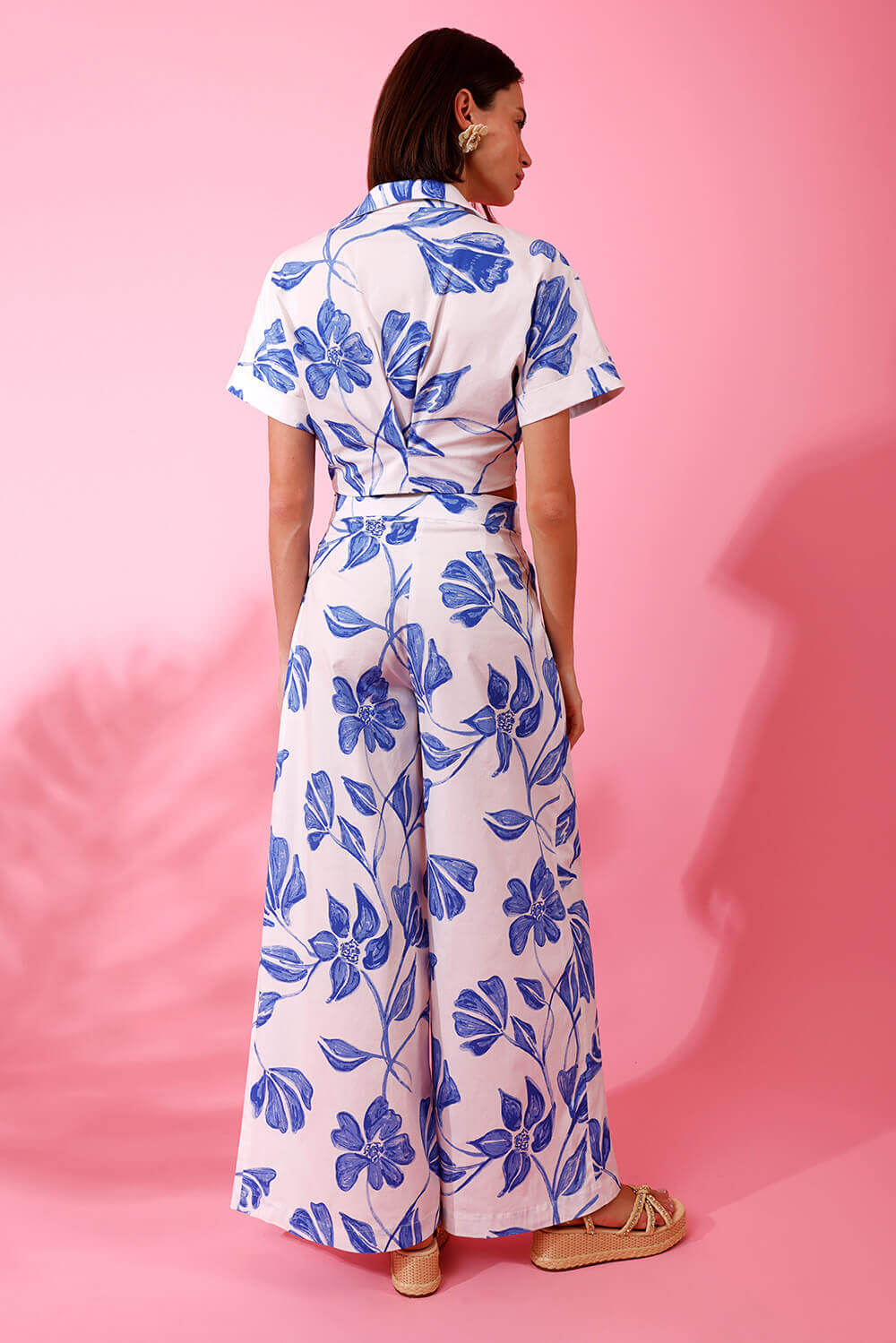 CAMISA AMARRAÇÃO SUZY FLOWER OFF WHITE