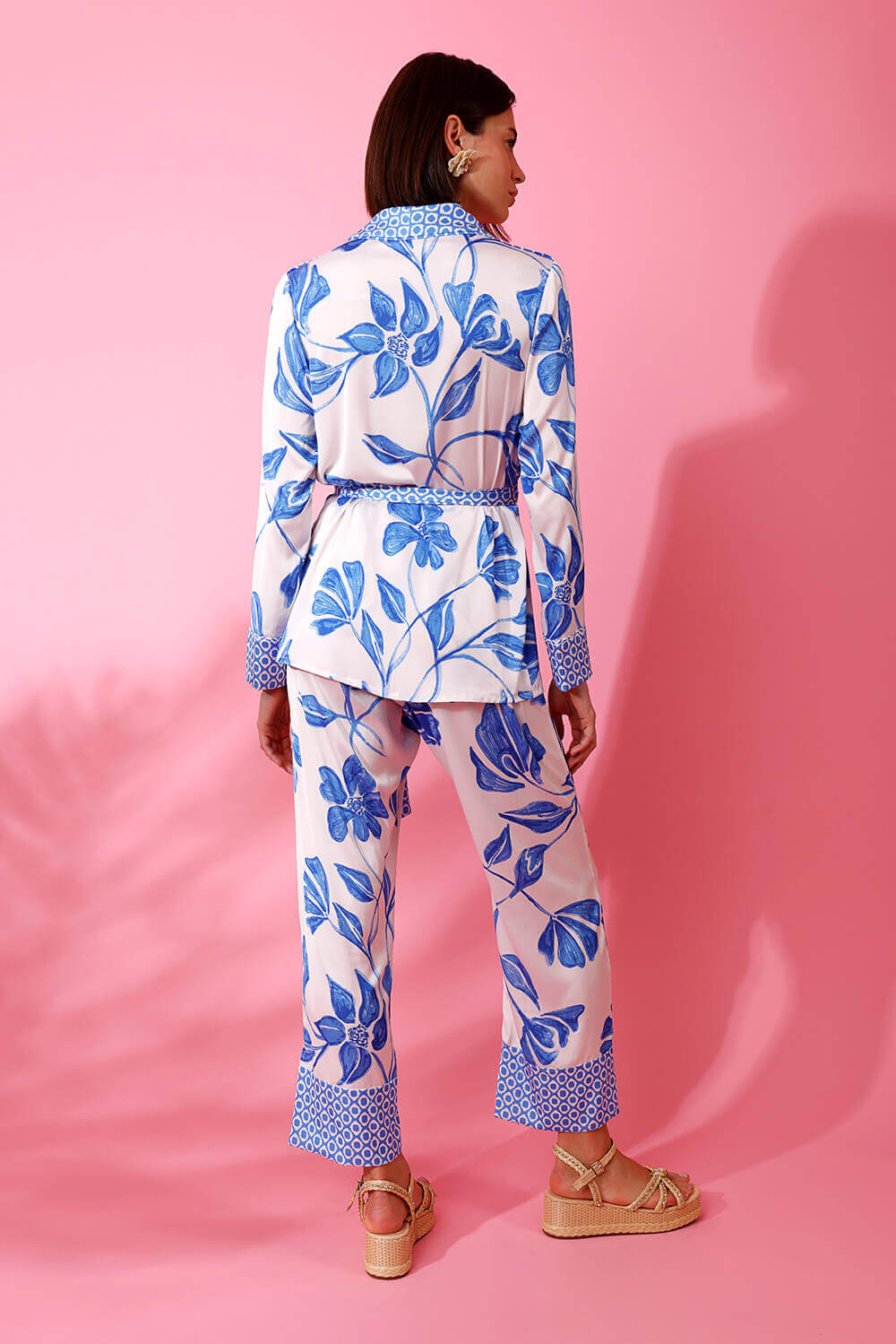 PIJAMA LONGO SUZY FLOWER OFF WHITE