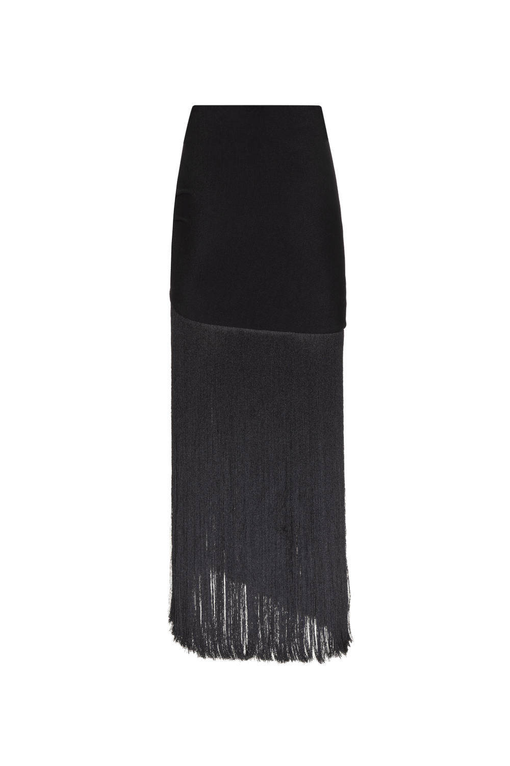 SAIA LONGA MALHA STARRY PRETO