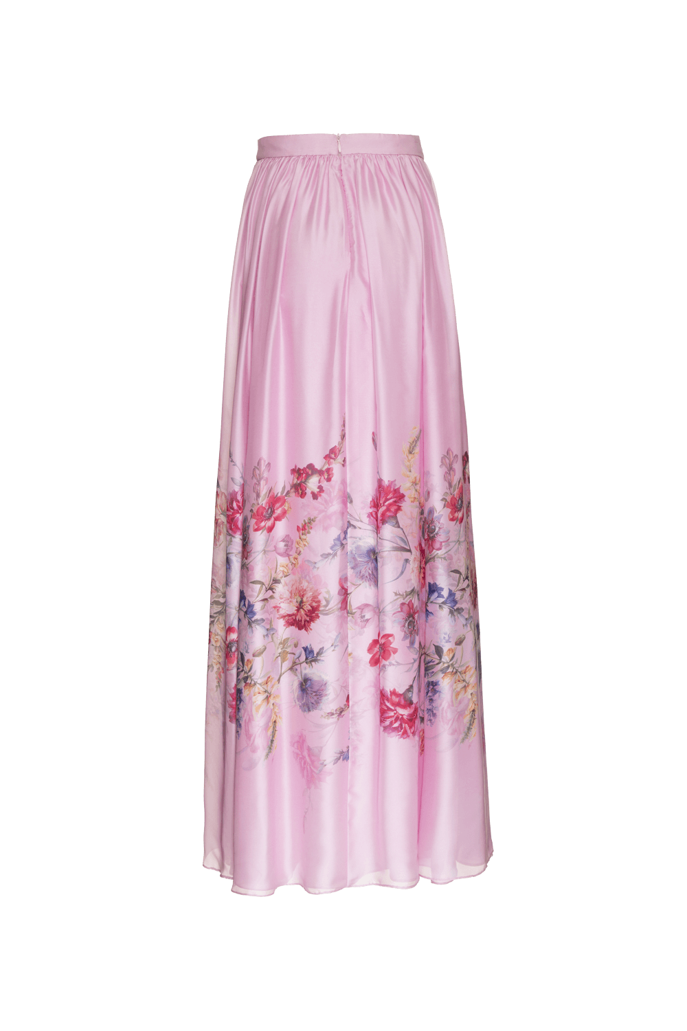 SAIA LONGA CETIM FLORAL MURAKAMI ROSA