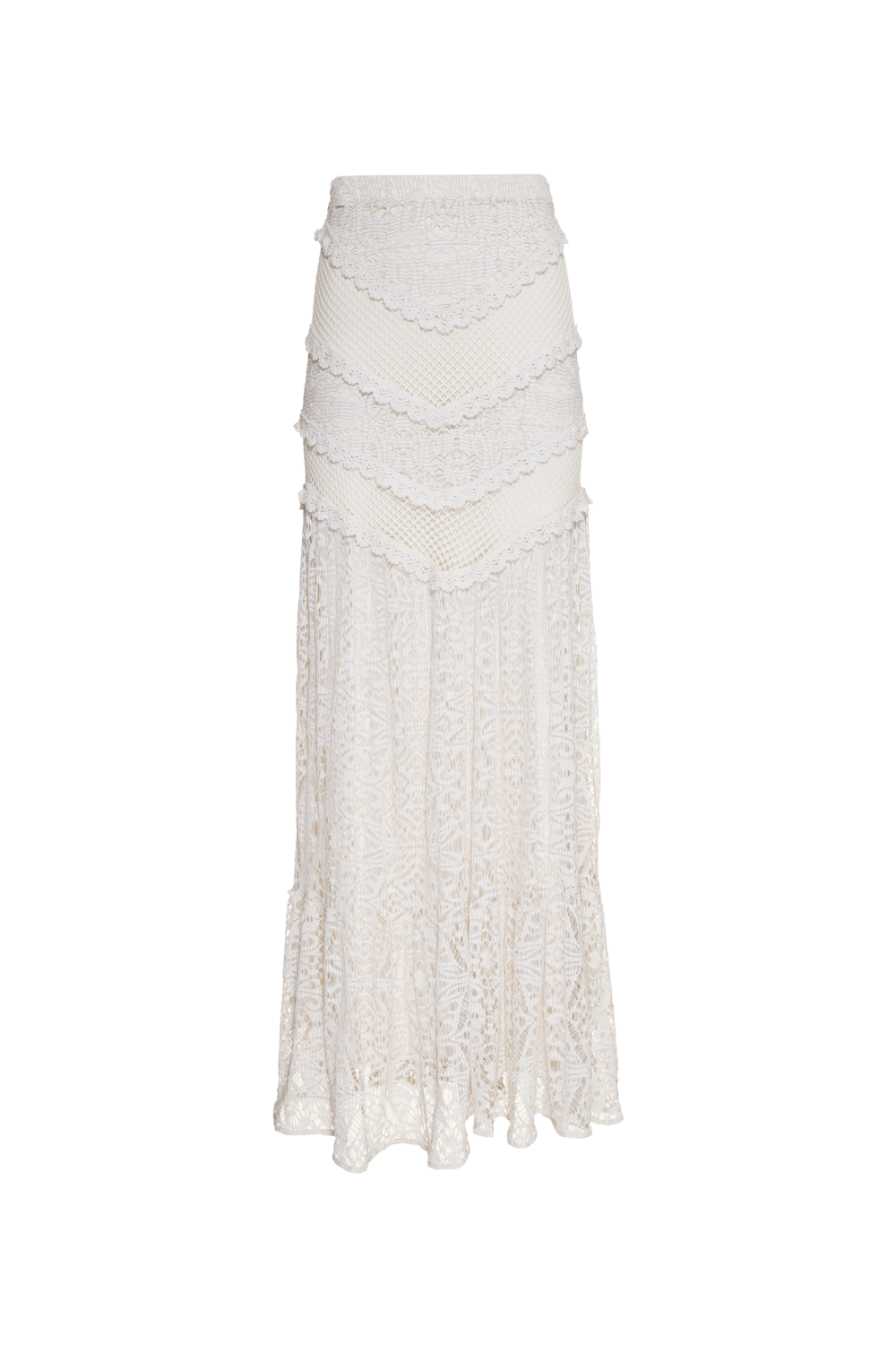 SAIA LONGA ENTREMEIOS TELA LUREX FLASH OFF WHITE