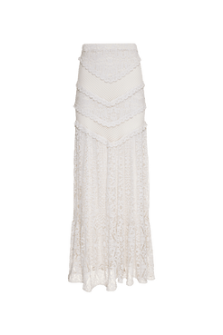 SAIA LONGA ENTREMEIOS TELA LUREX FLASH OFF WHITE