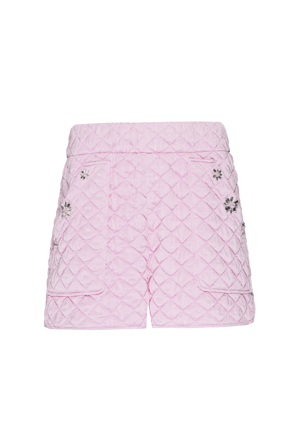 SHORT MATELASSÊ SHINE DROP ROSA