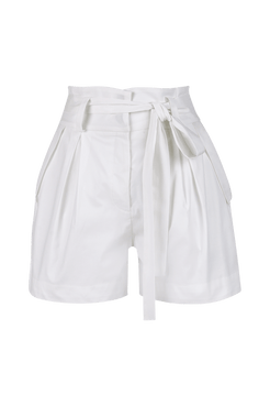 SHORT PREGAS SUZY FLOWER OFF WHITE