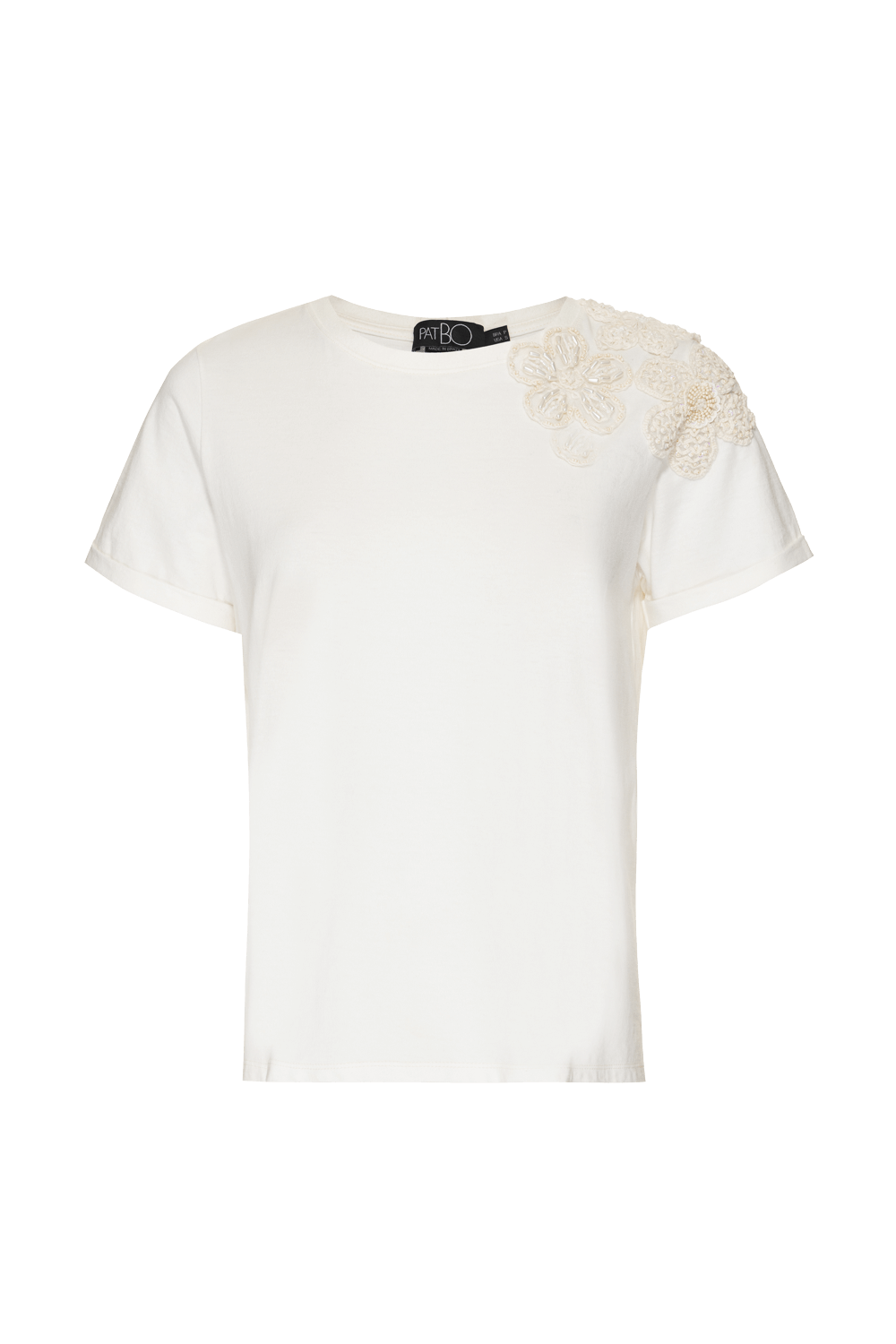 T-SHIRT BORDADA NATURAL SENSES OFF WHITE