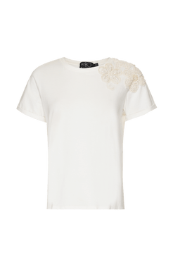 T-SHIRT BORDADA NATURAL SENSES OFF WHITE