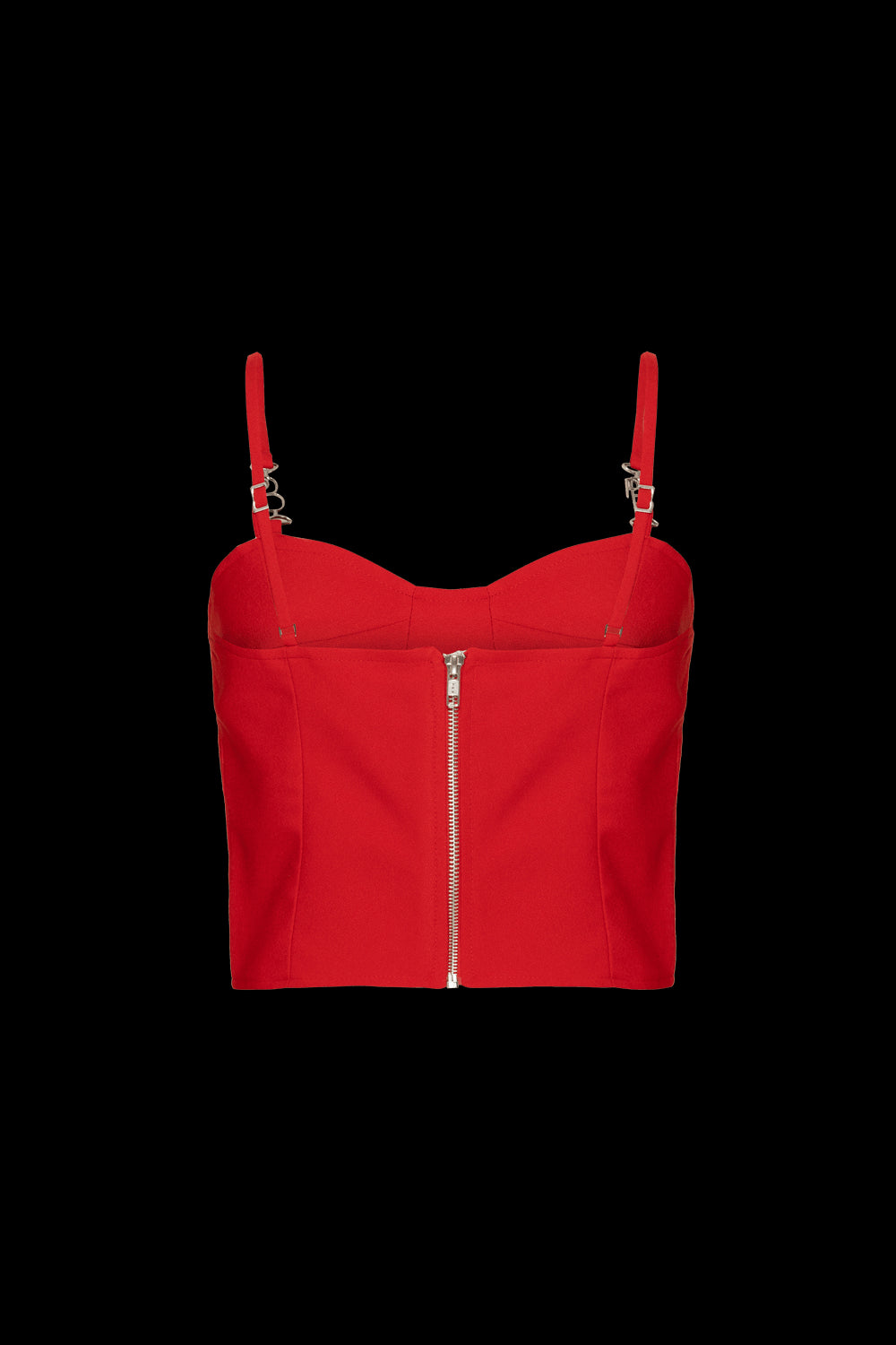 TOP CROPPED CREPE DESIRE VERMELHO