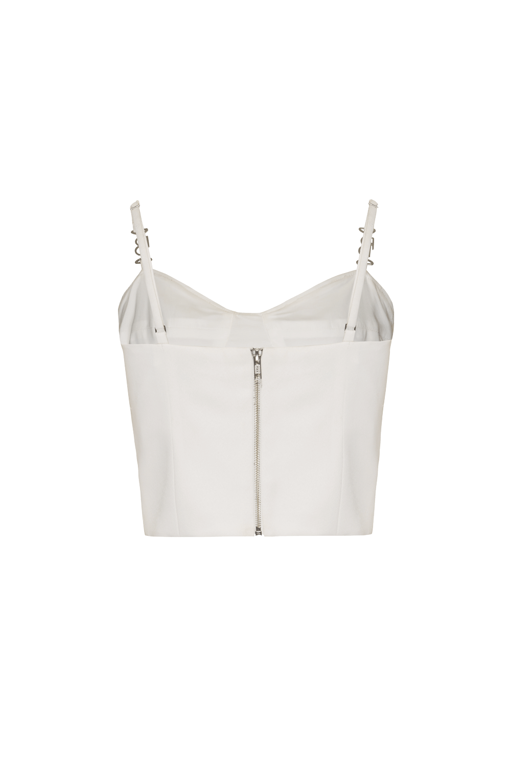 TOP CROPPED CREPE DESIRE OFF WHITE