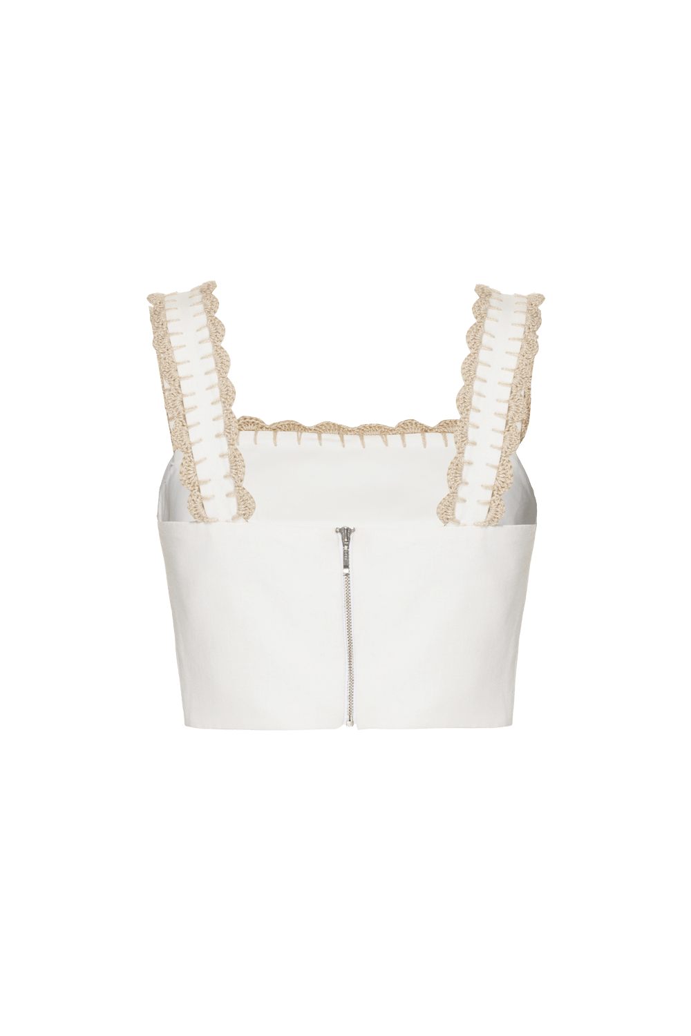 TOP CROPPED LINHO JOY OFF WHITE
