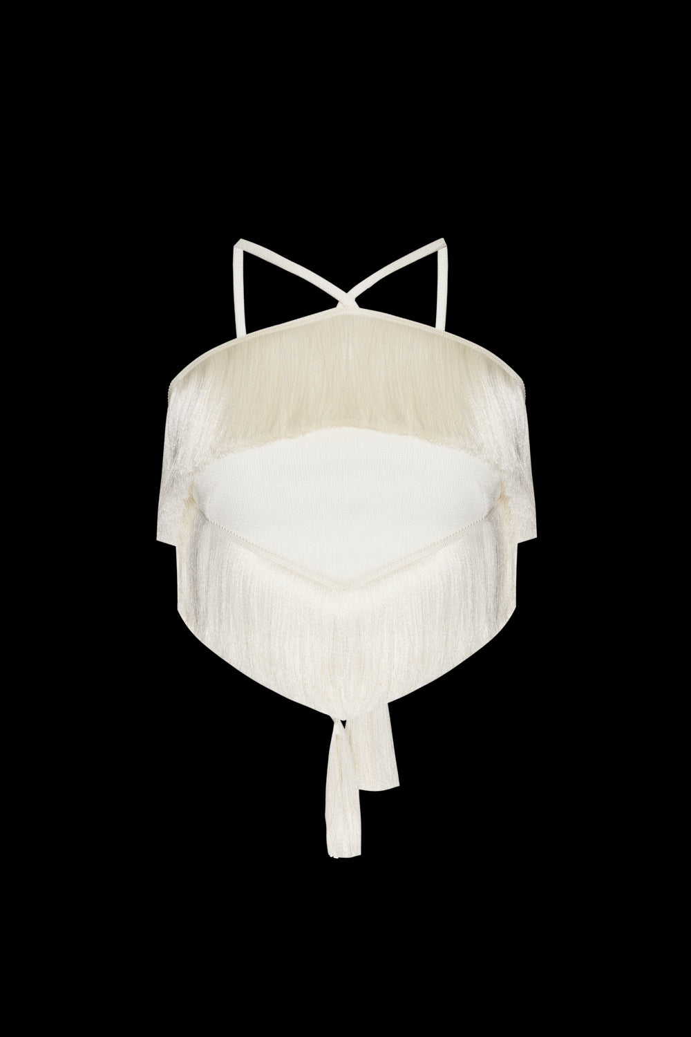 TOP CROPPED FRANJAS MALHA STARRY OFF WHITE