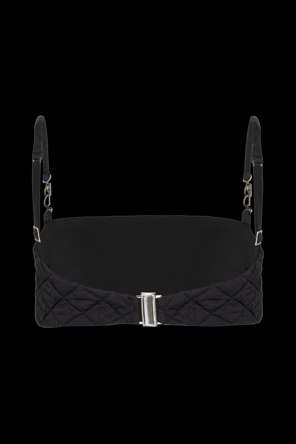 TOP BORDADO MATELASSÊ SHINE DROP PRETO